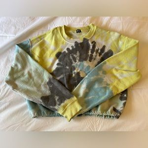BDG Urban Outfitters Cropped Tie Dye Sweatshirt Size Small